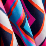 Viskose Zick-Zack-Stoff Fuchsia - Ribes y Casals