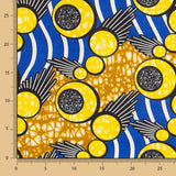 Afrikanischer Wachsstoff-Rest Kiah – verschiedene Maße x Breite 110 cm - Ribes y Casals