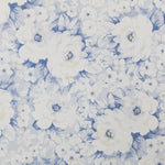 Stoffe Baumwolle Elasthan Floral Floral Blau - Ribes y Casals