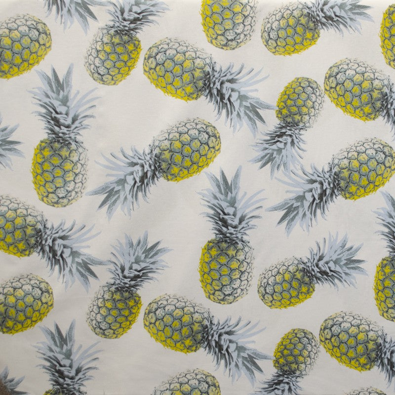 Bedrucktes Segeltuch Weiße Ananas - Ribes y Casals