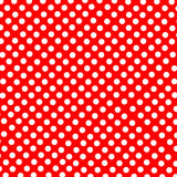 Flamenco Polka Dots Popeline Roter Hintergrund 7mm - Ribes y Casals