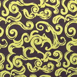 Pistazienspirale bedruckter Samt - Ribes y Casals