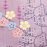 Violetter Blumendruck Samt - Ribes y Casals