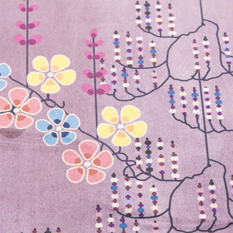 Violetter Blumendruck Samt - Ribes y Casals