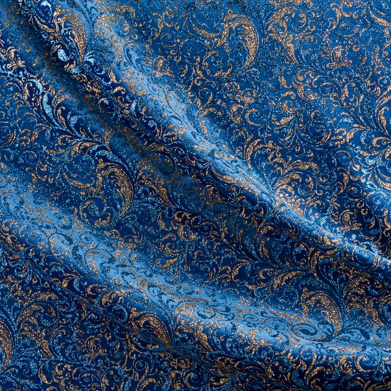 Blauer Fantasie-Samt - Ribes y Casals