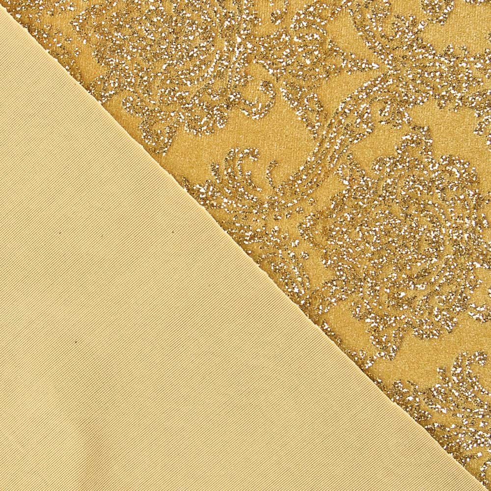Goldener Glitzer-Fantasie-Samt - Ribes y Casals