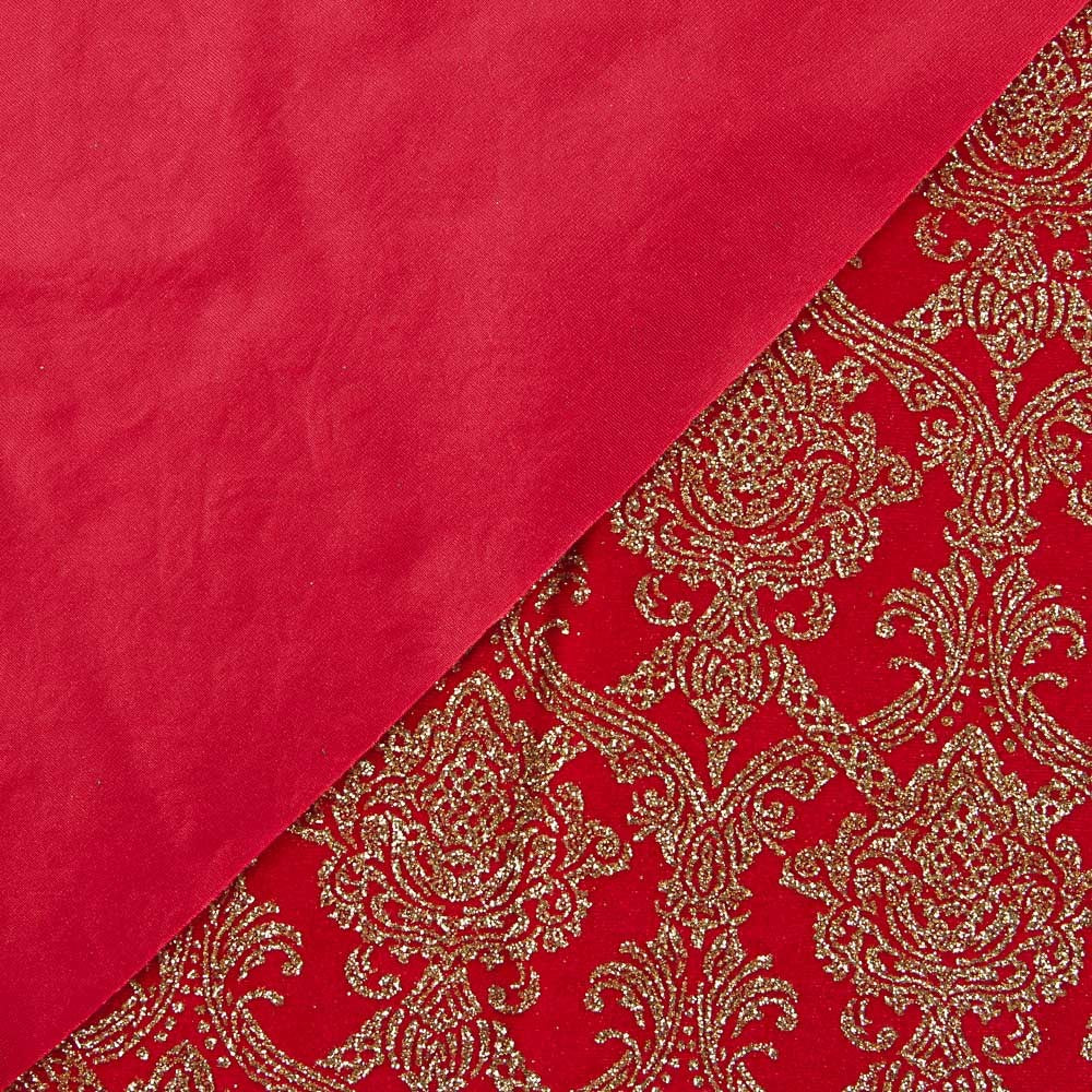 Roter Glitzer-Fantasie-Samt - Ribes y Casals