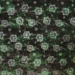 Grüner Blumen-Samt - Ribes y Casals