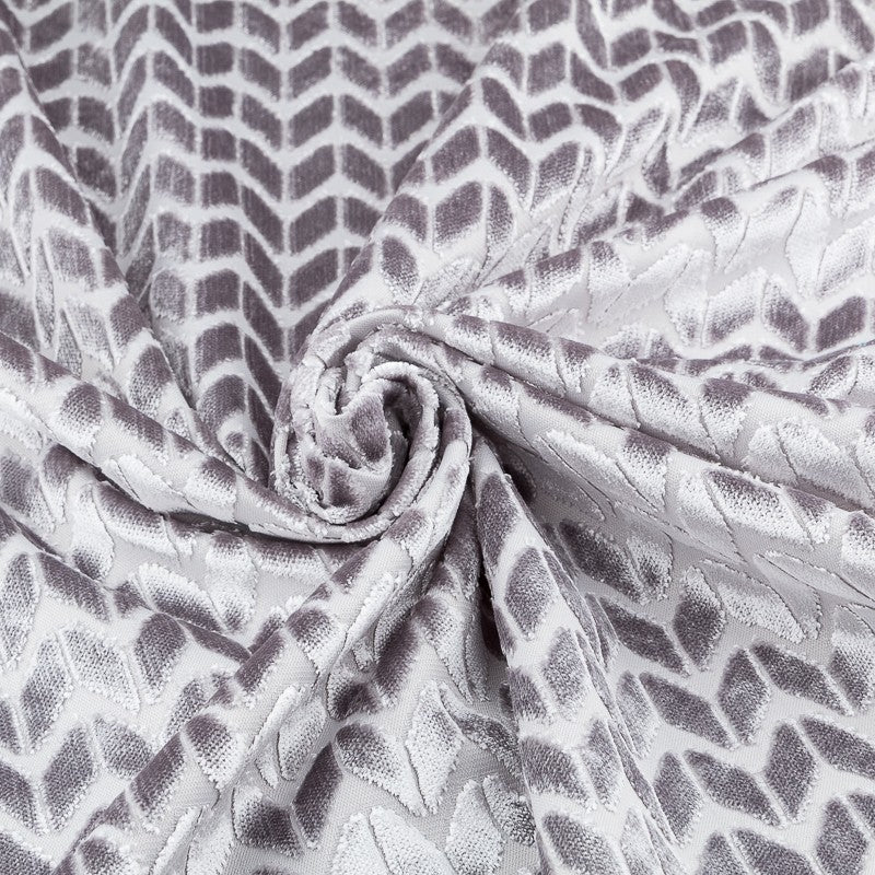 Silber Jacquard Jacquard Samt - Ribes y Casals