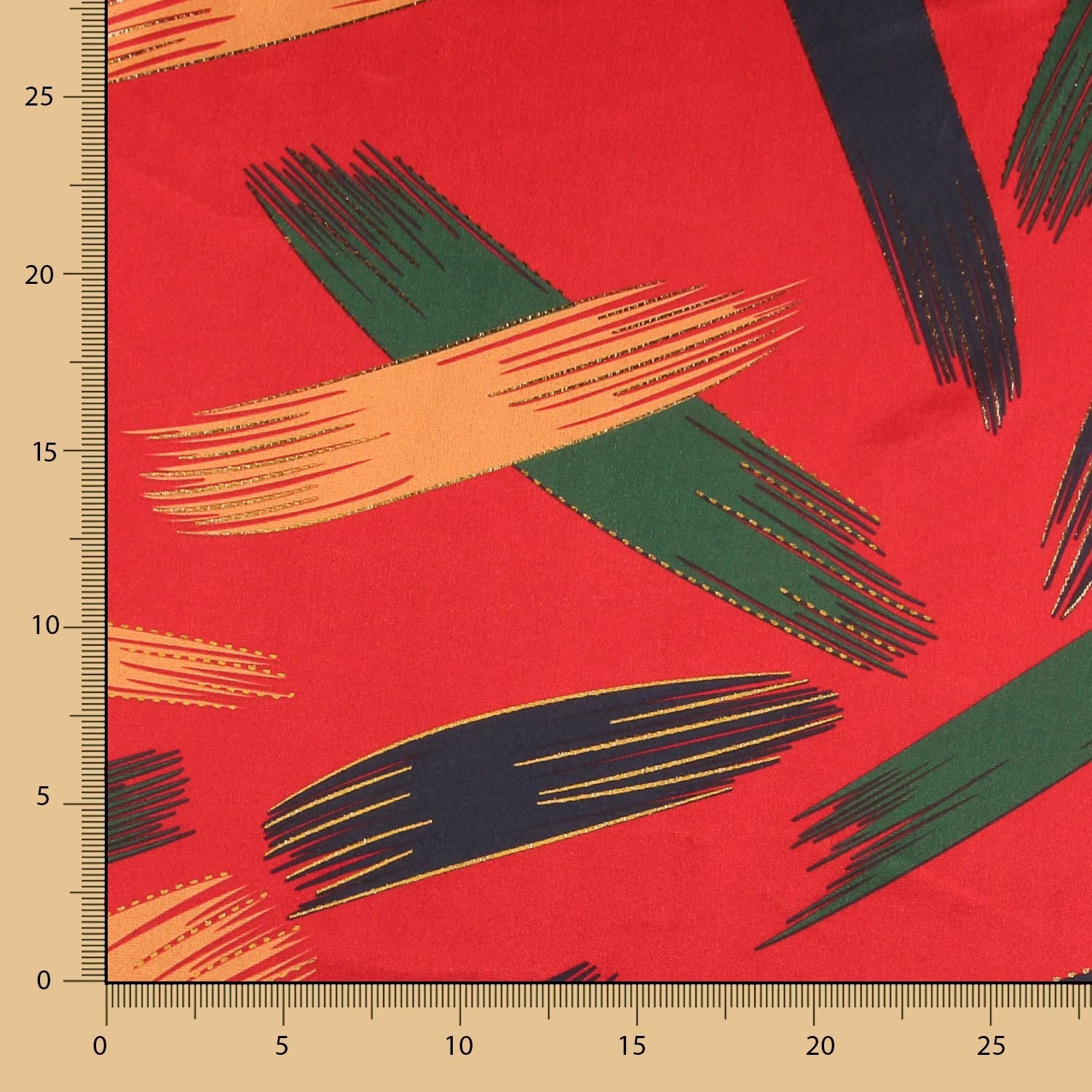 Lurexsamt Genua Rot - Ribes y Casals