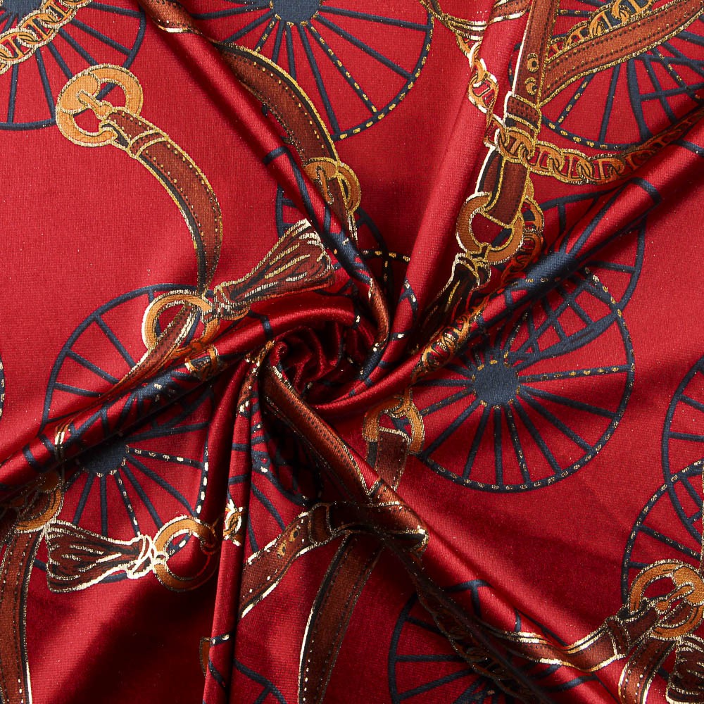 Hermés Lurex Samt Rot - Ribes y Casals