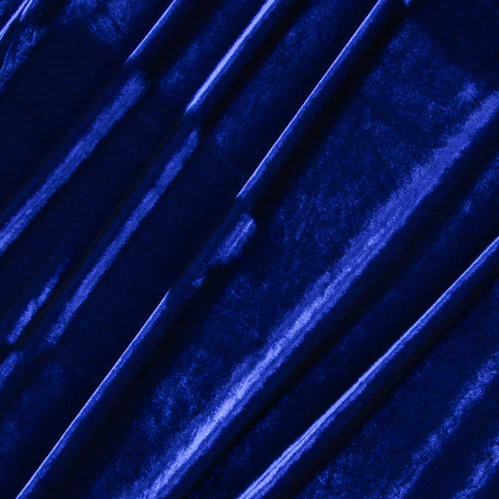 Samt-Lycra Metall Blau - Ribes y Casals