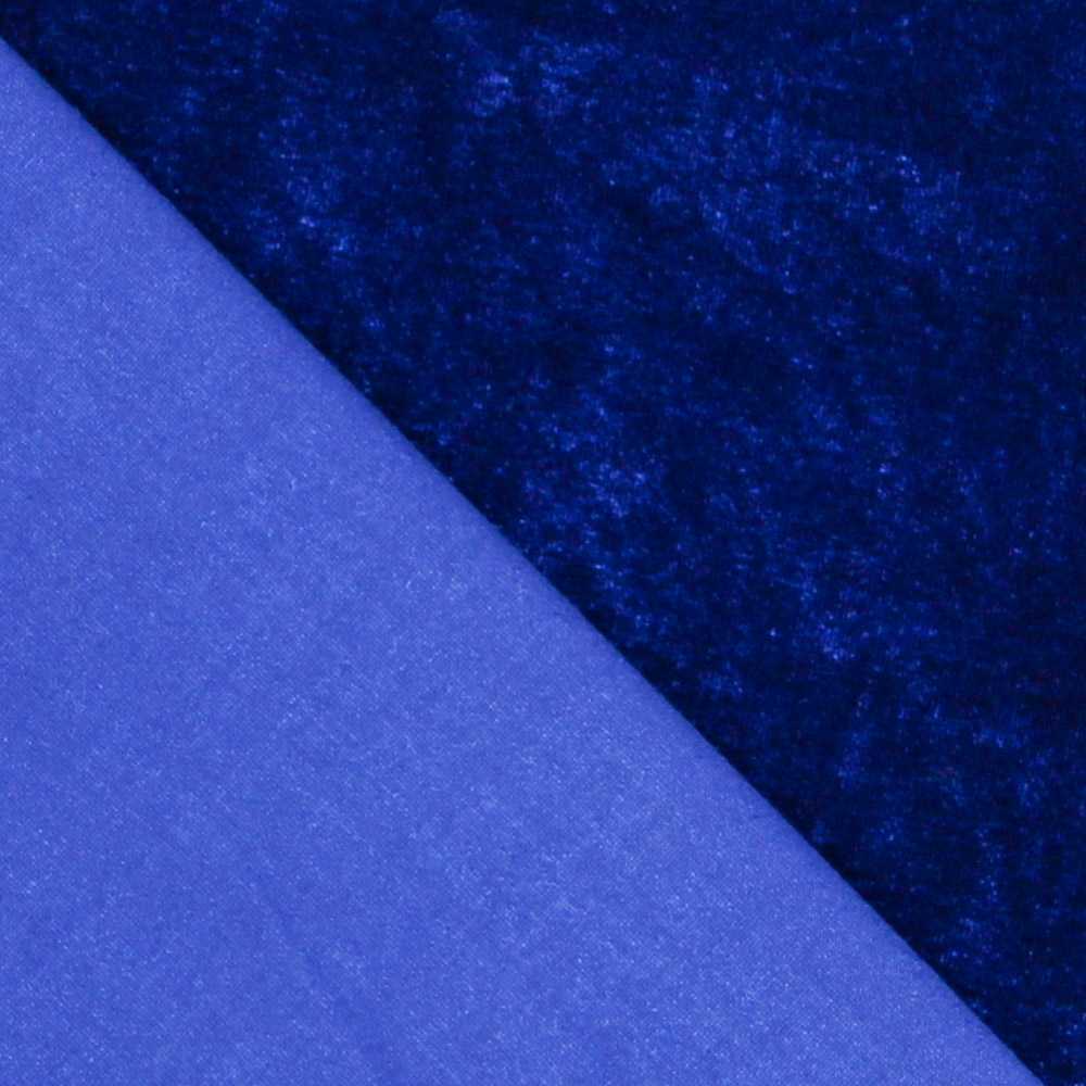 Samt-Lycra Metall Blau - Ribes y Casals