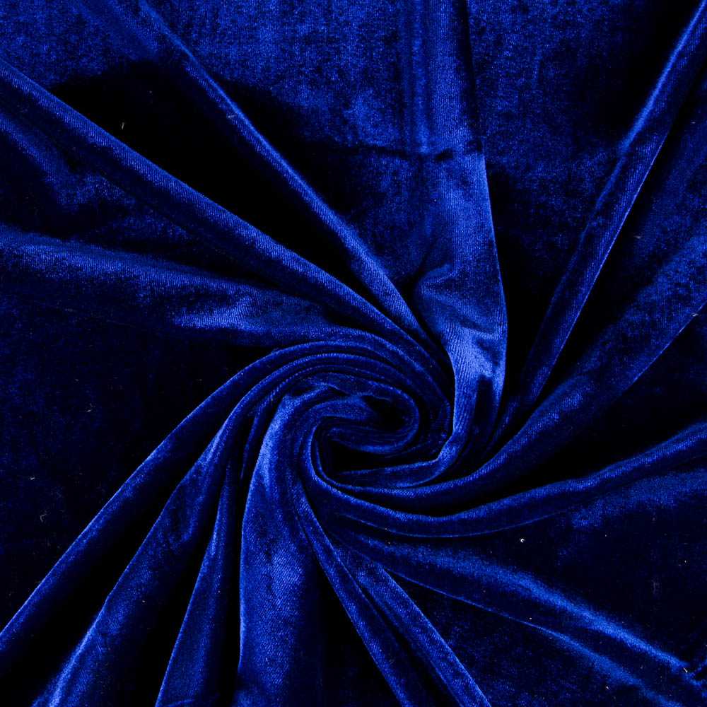 Samt-Lycra Metall Blau - Ribes y Casals