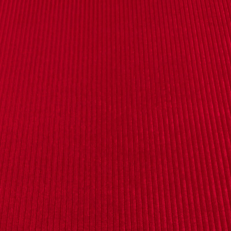 Samt Moda Gerippt Rot - Ribes y Casals
