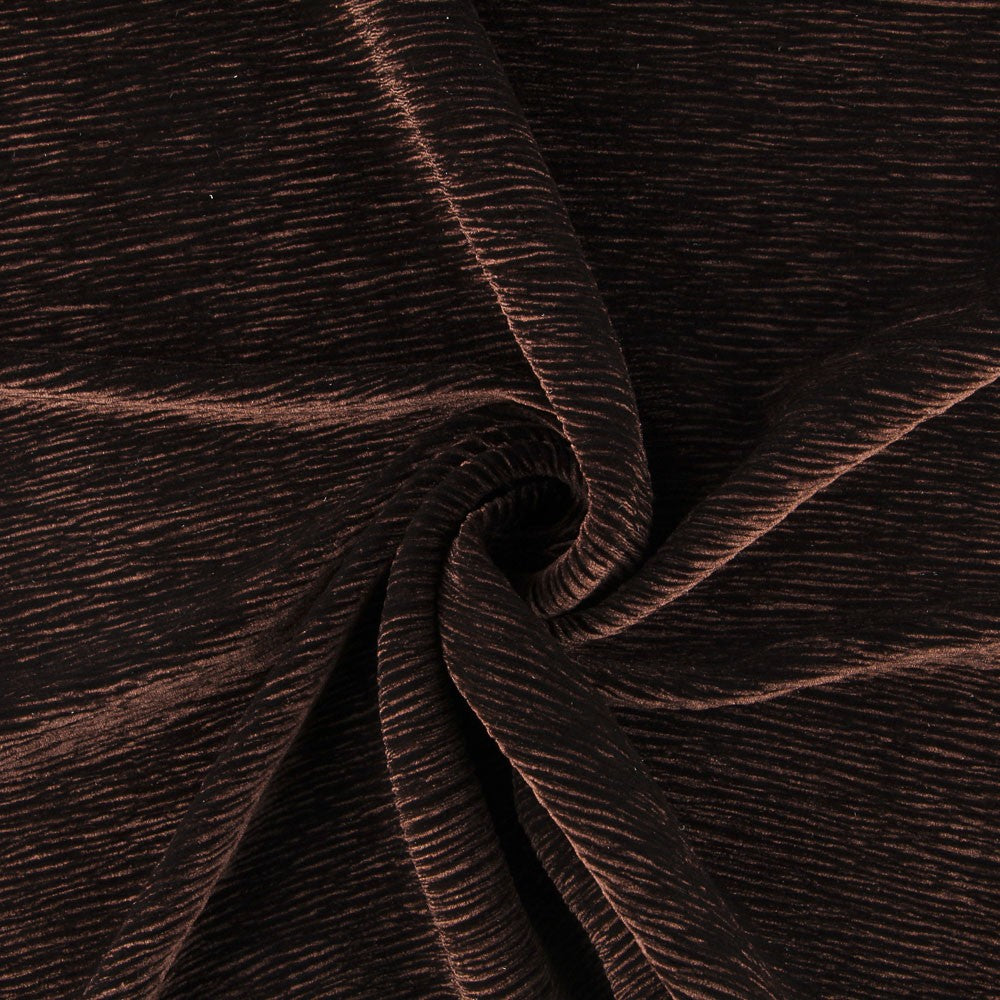 Plissierter Samt Braun - Ribes y Casals