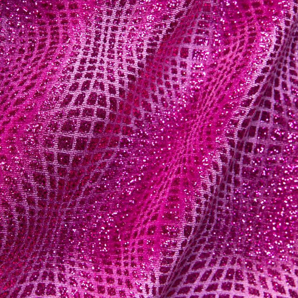 Fuchsia Glitzer Samt - Ribes y Casals