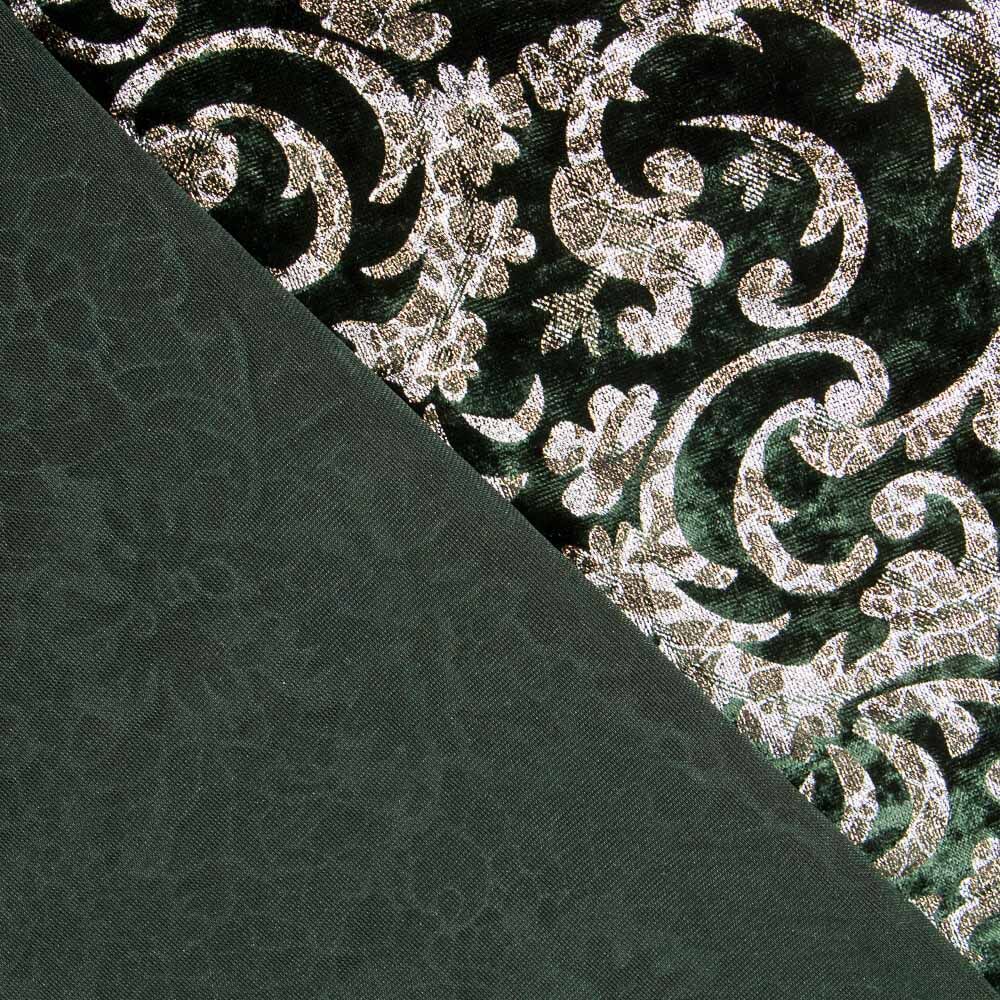 Spandex Brokat Samt Grün - Ribes y Casals