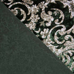 Spandex Brokat Samt Grün - Ribes y Casals