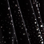 Samt Spandex Sparkles Schwarz - Ribes y Casals
