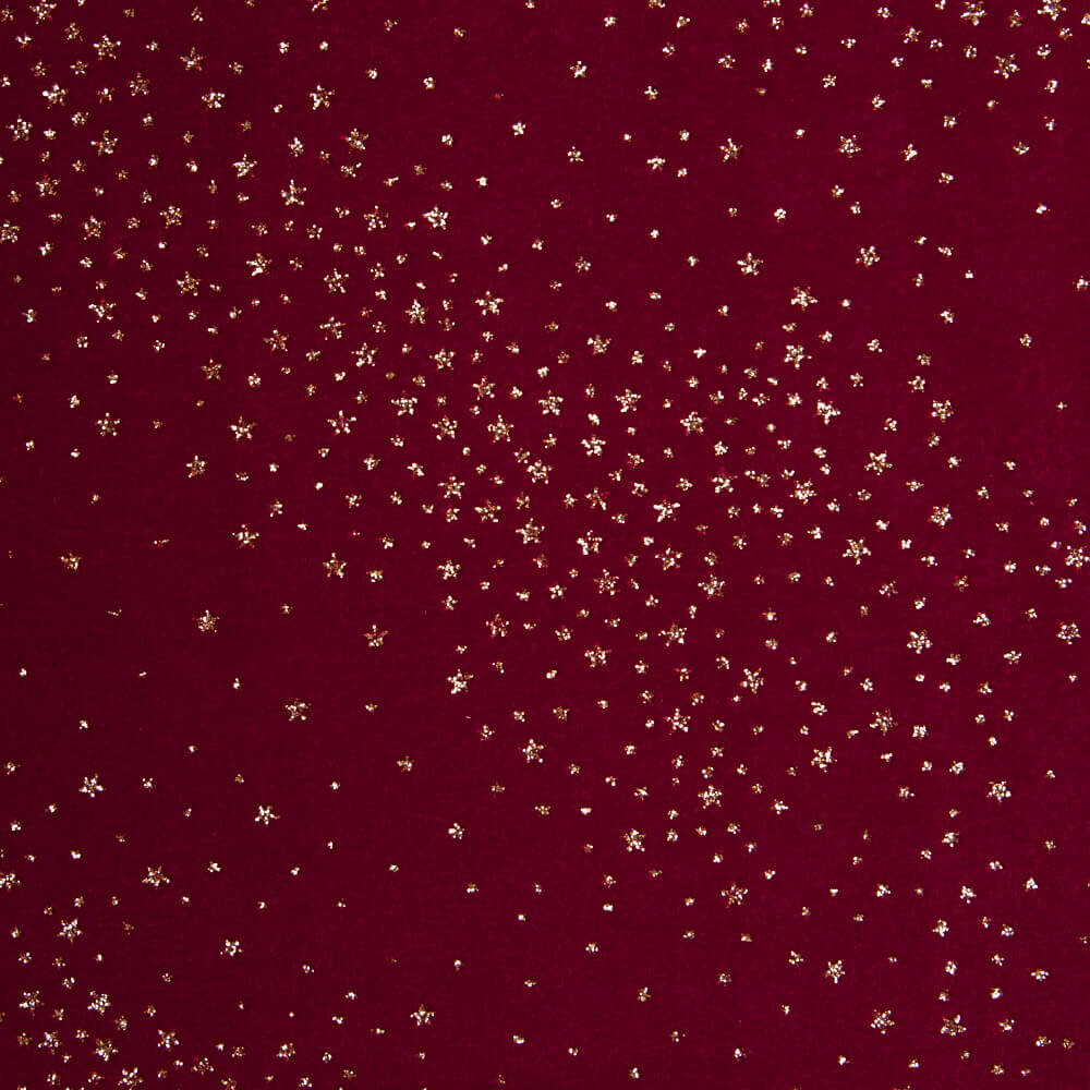 Samt Spandex Glitzergranate - Ribes y Casals