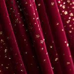 Samt Spandex Glitzergranate - Ribes y Casals