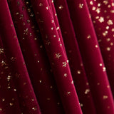 Samt Spandex Glitzergranate - Ribes y Casals