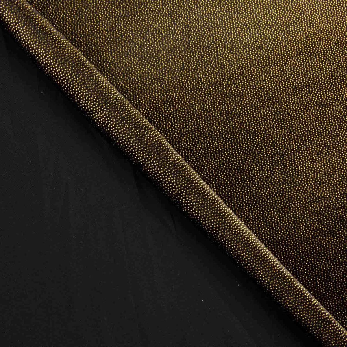 Samt Lycra Fantasy Gold Schwarz - Ribes y Casals