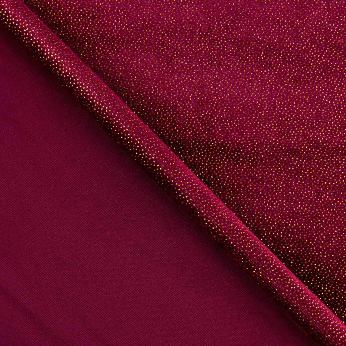 Samt Lycra Fantasy Gold Granat - Ribes y Casals