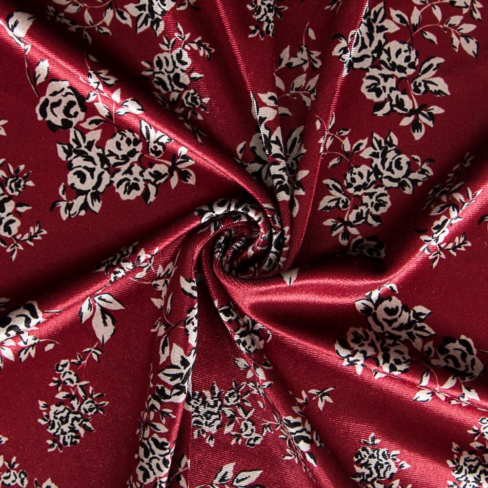 Samt Lycra Bouquet Grena - Ribes y Casals