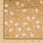 Samt Lycra Blume Zweifarbig Ocker - Ribes y Casals