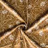 Samt Lycra Blume Zweifarbig Ocker - Ribes y Casals