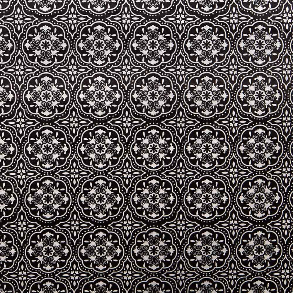 Samt Lycra Geo Schwarz - Ribes y Casals