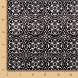 Samt Lycra Geo Schwarz - Ribes y Casals