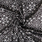 Samt Lycra Geo Schwarz - Ribes y Casals