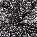 Samt Lycra Geo Schwarz - Ribes y Casals