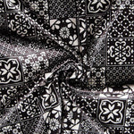 Mosaik-Lycra-Samt Schwarz - Ribes y Casals