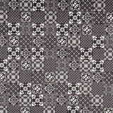 Mosaik-Lycra-Samt Schwarz - Ribes y Casals
