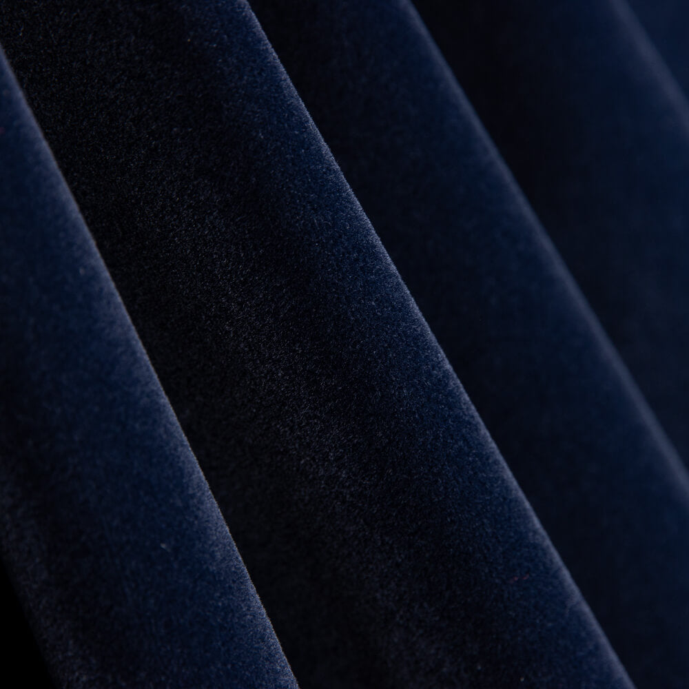 Vertrag Marineblau Flammenhemmend Samt - Ribes y Casals