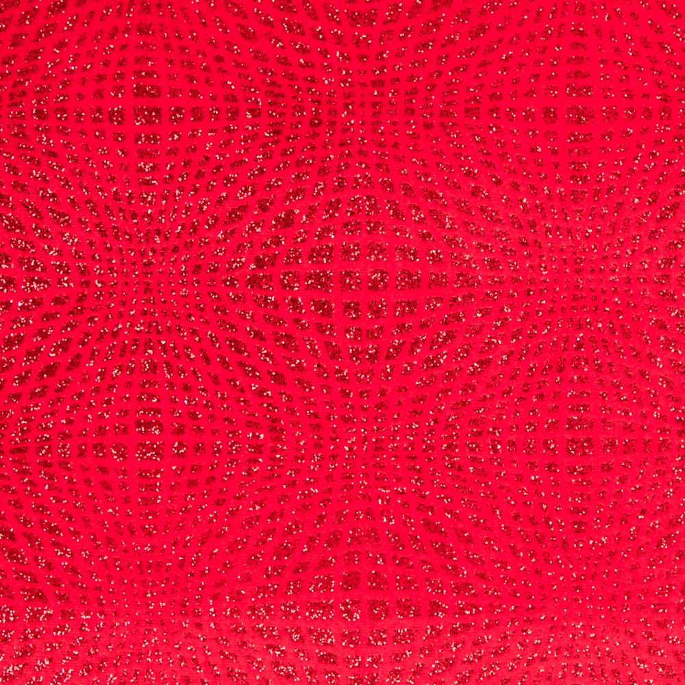 Roter Glitzer-Samt - Ribes y Casals
