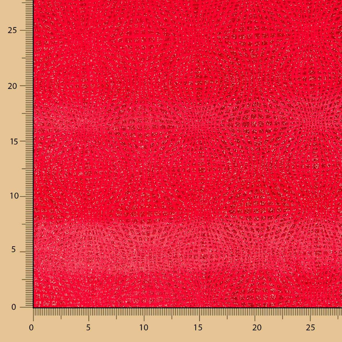Roter Glitzer-Samt - Ribes y Casals