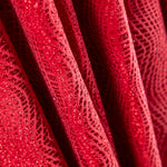 Roter Glitzer-Samt - Ribes y Casals