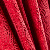 Roter Glitzer-Samt - Ribes y Casals
