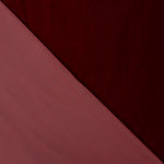 Granatfarbener Seidensamt - Ribes y Casals