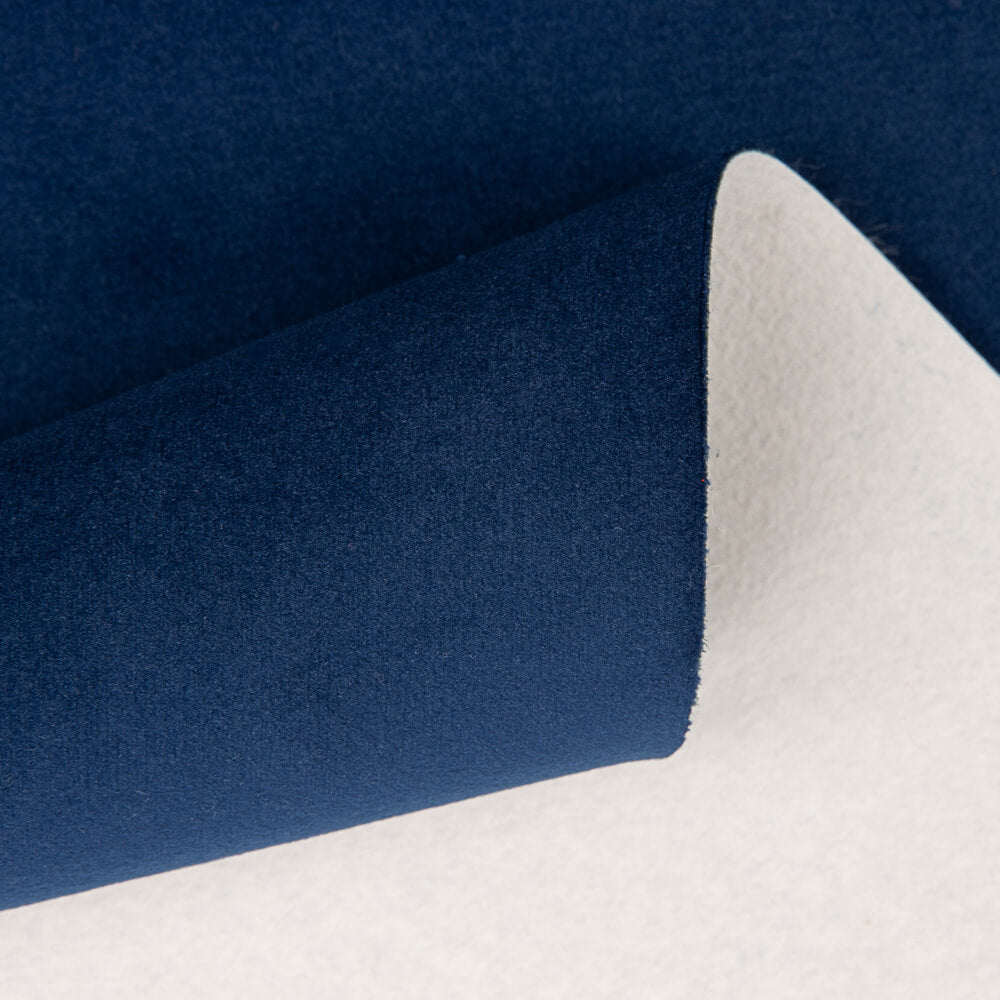 Samtpolsterung flammhemmend blau - Ribes y Casals