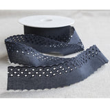 Stickereistreifen Navy 37mm - Ribes y Casals