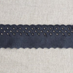 Stickereistreifen Navy 37mm - Ribes y Casals