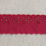 Roter Stickereistreifen 37mm - Ribes y Casals