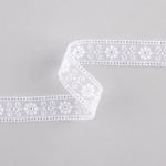 2cm bestickter Chiffonstreifen - Ribes y Casals