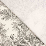 Canvas Toile De Jouy Weißer Hintergrund - Ribes y Casals